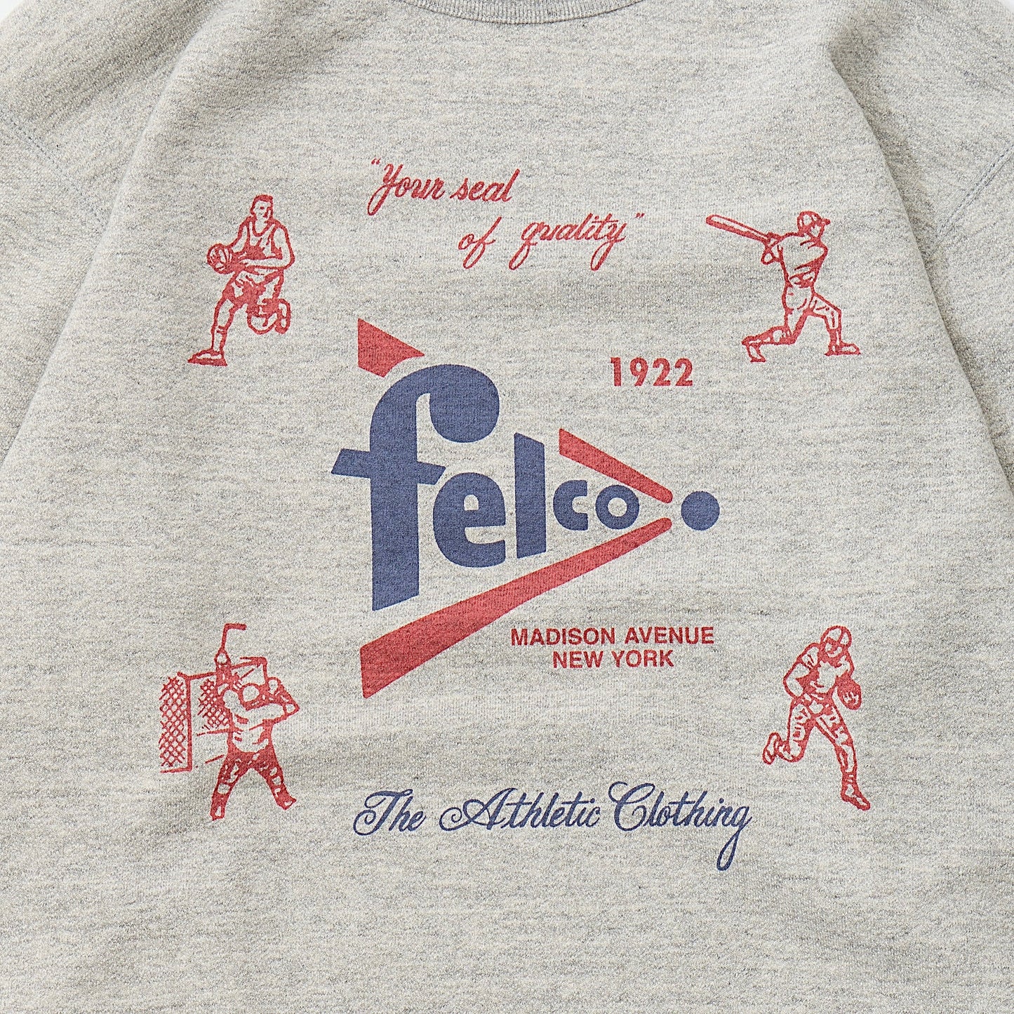 Felpa felpa girocollo stampa