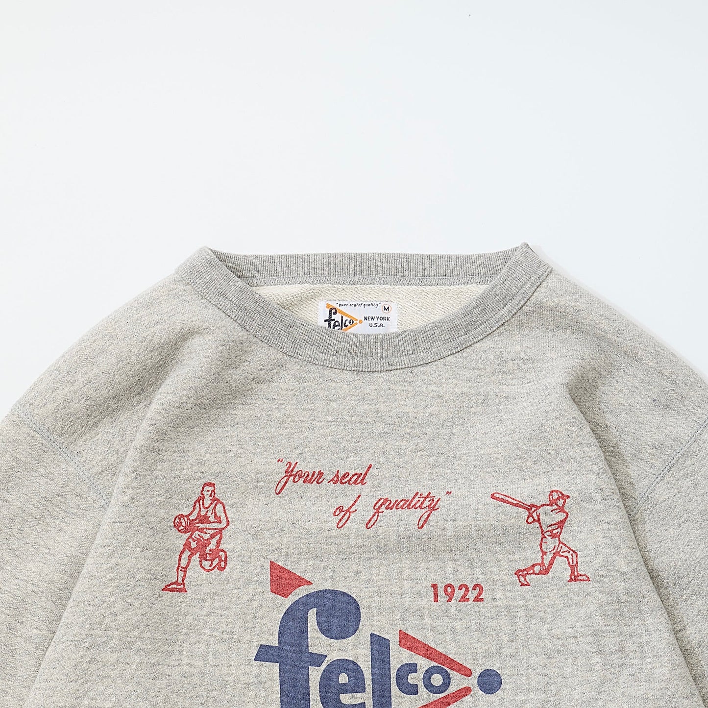 Felpa felpa girocollo stampa