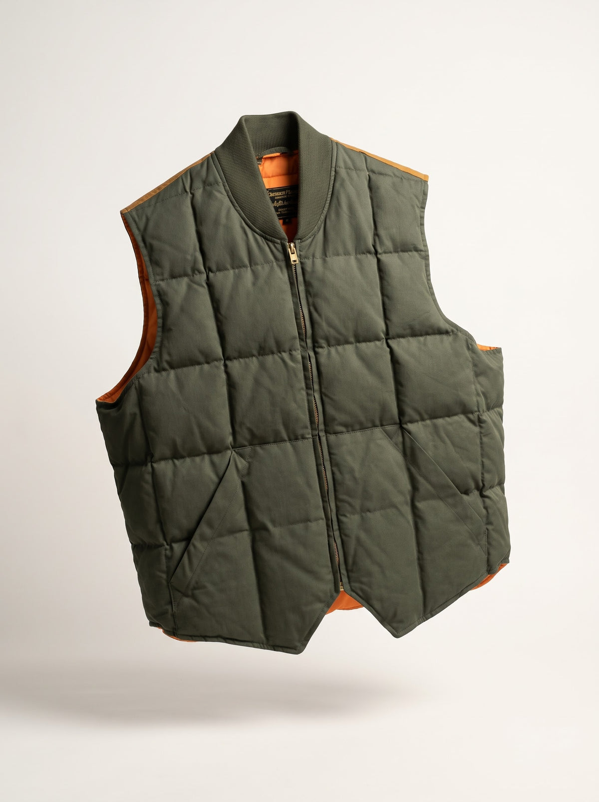 Gilet Down Vest Seattle Waxed Bicolore