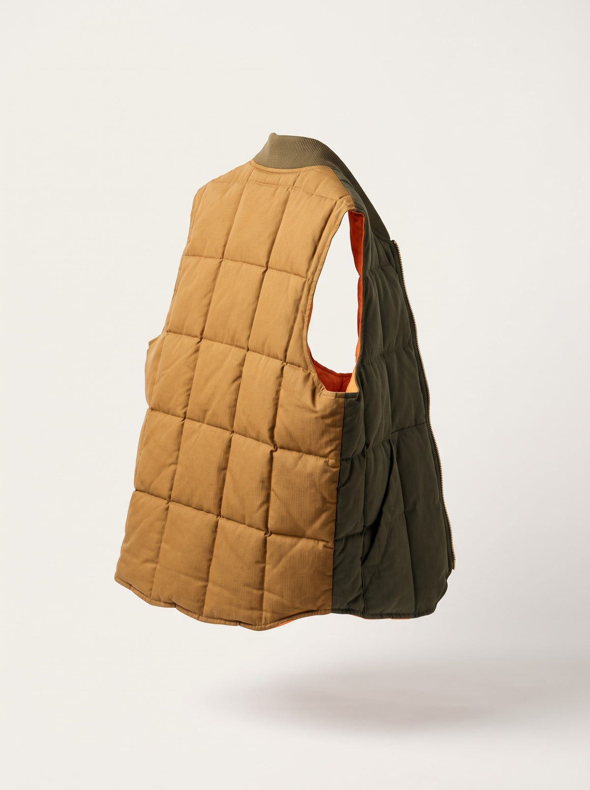 Gilet Down Vest Seattle Waxed Bicolore