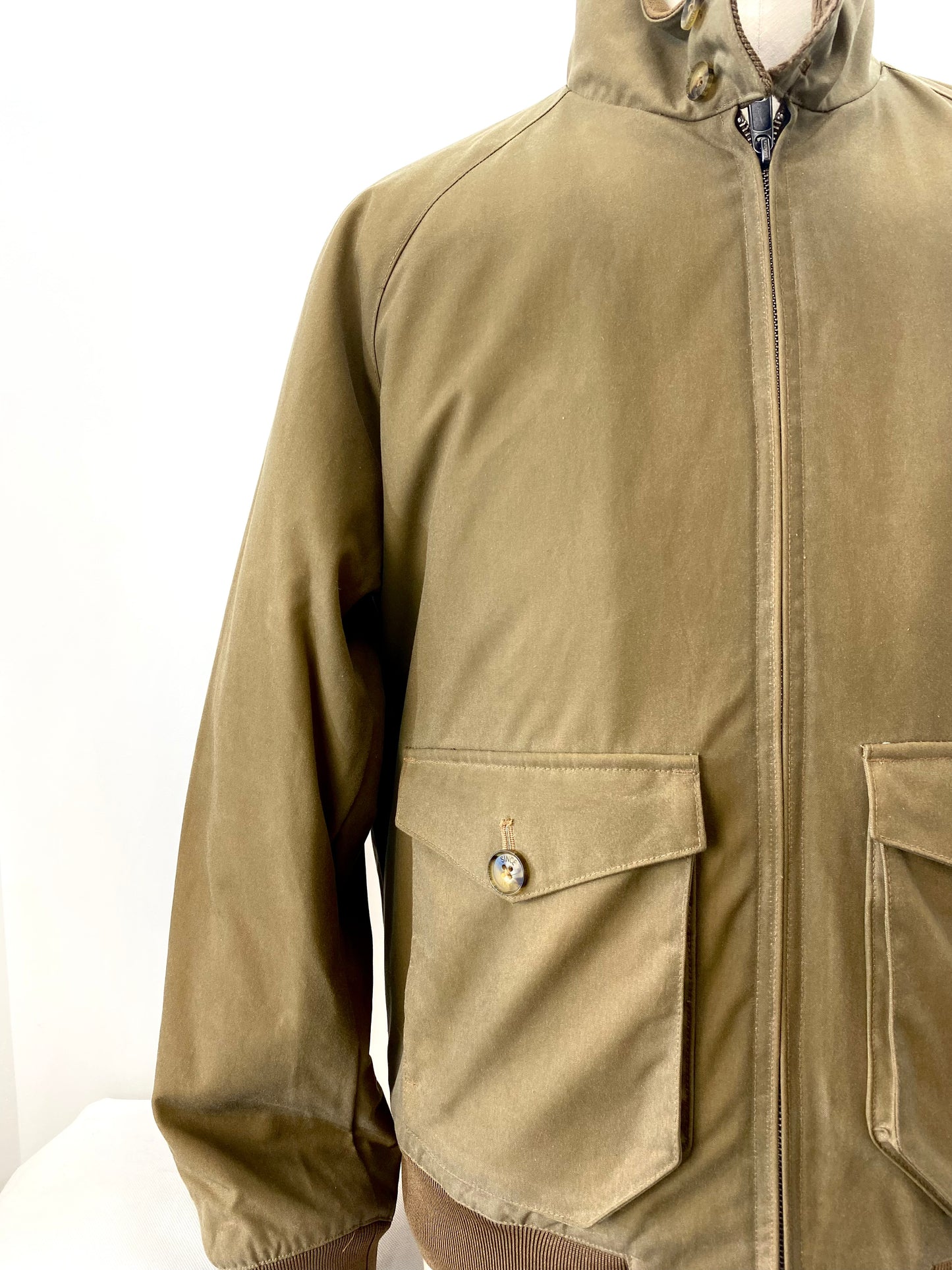 Giubbino G 9 waxed pocket