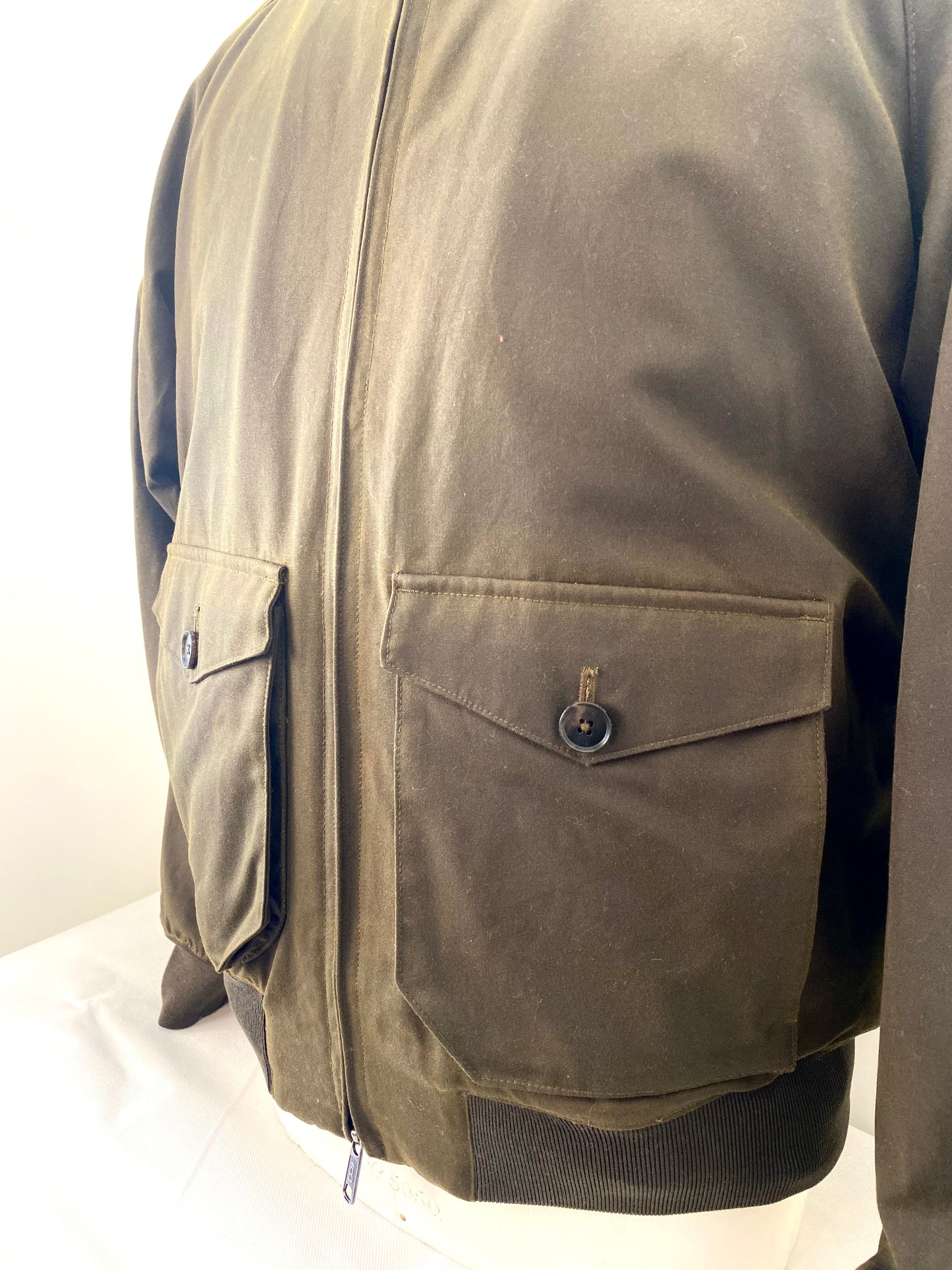 Giubbino G 9 waxed pocket