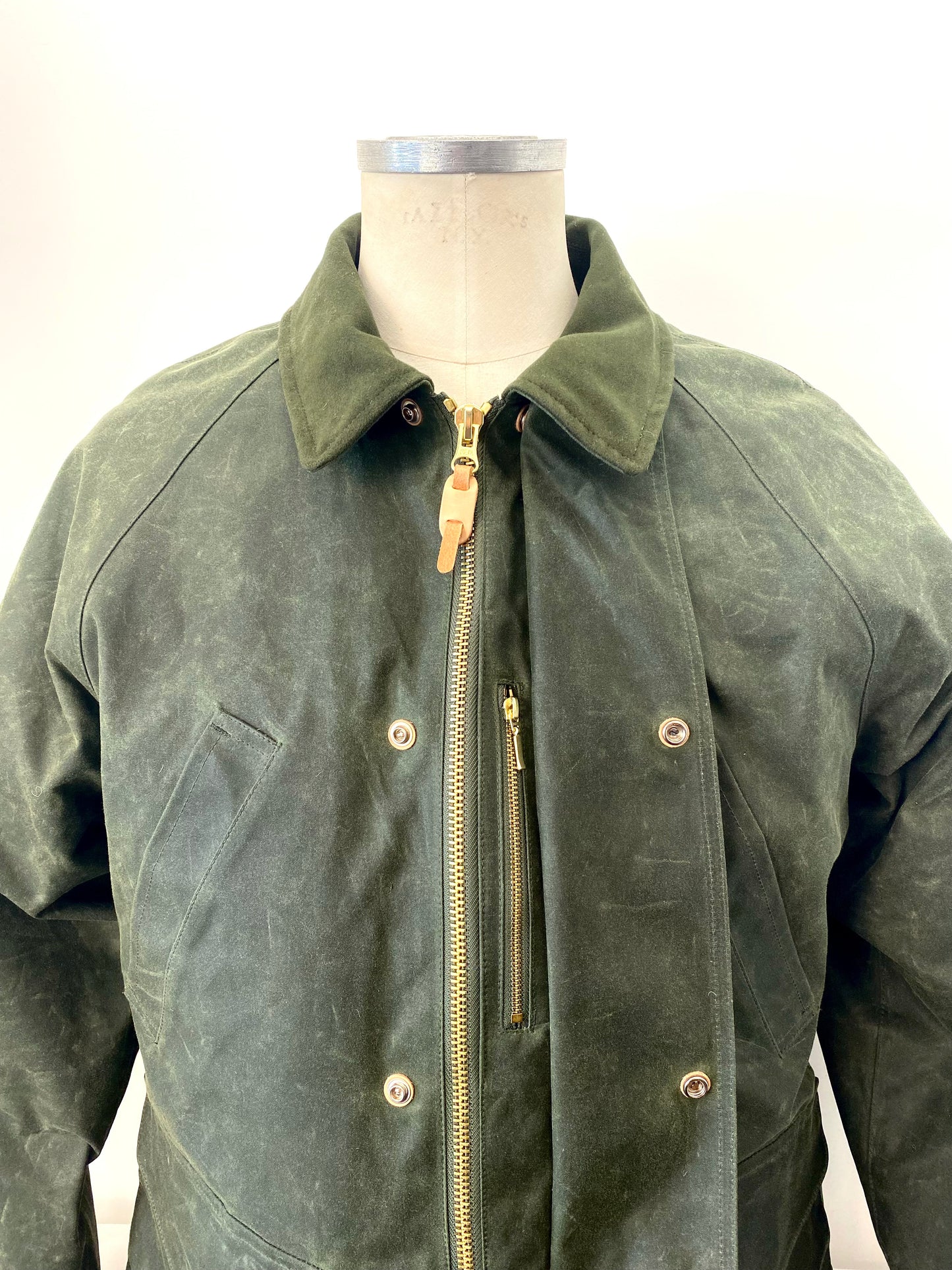 Giacca Caban Waxed 7051 Dark Tan