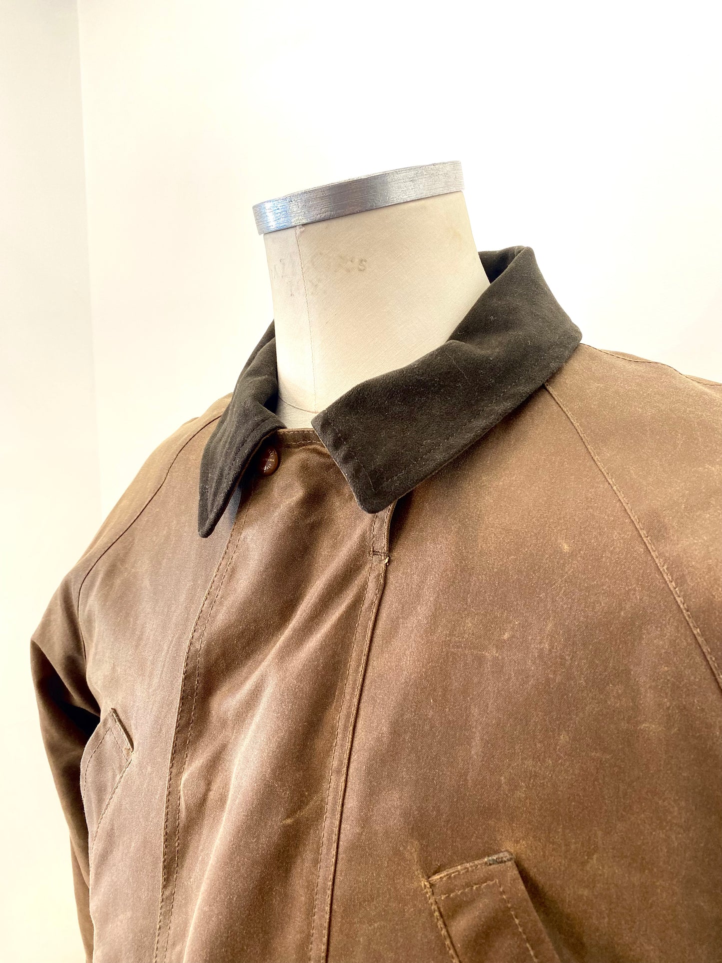 Giacca Caban Waxed 7051 Dark Tan