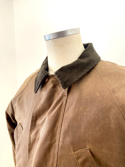 Giacca Caban Waxed 7051 Dark Tan