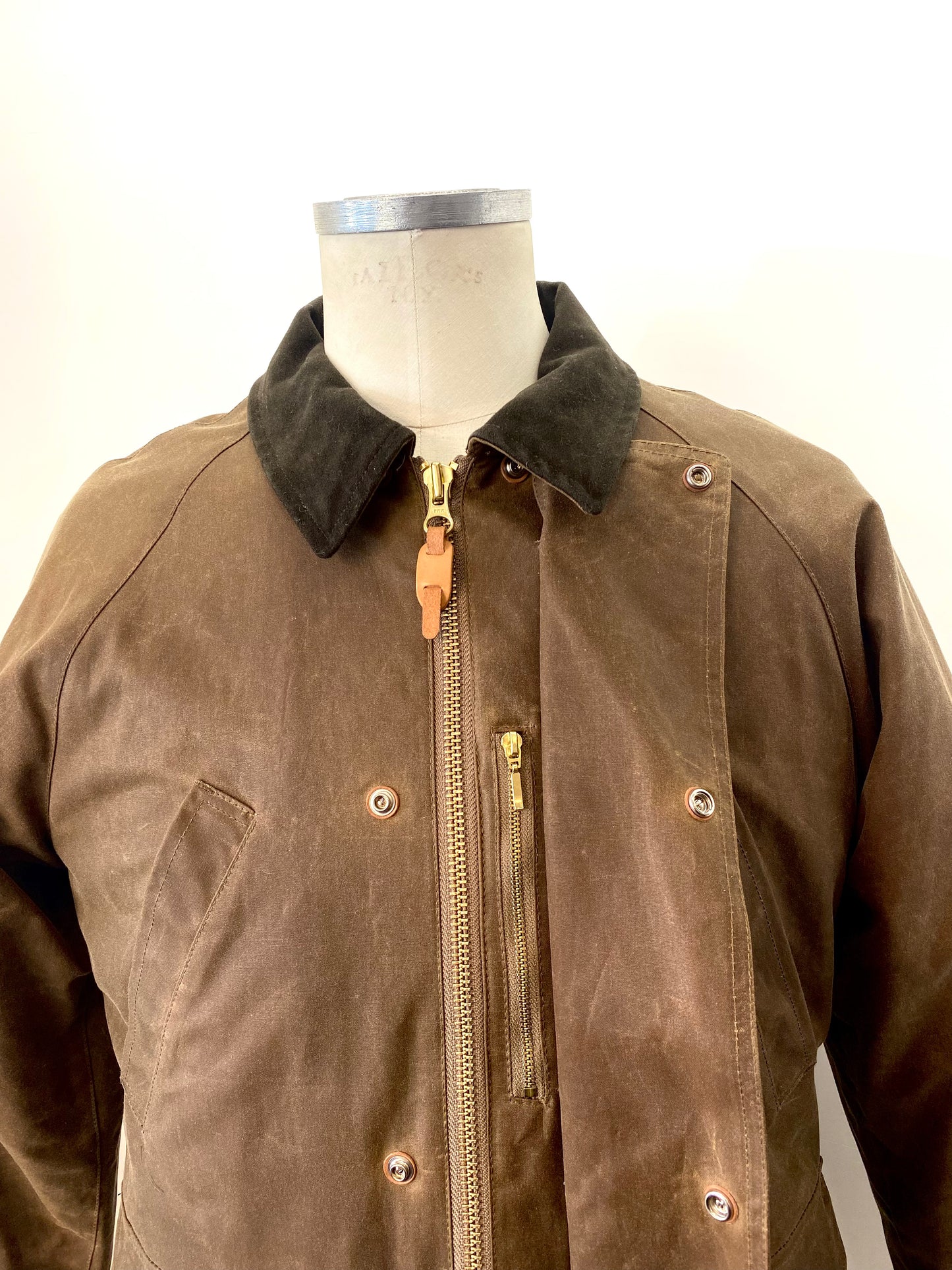 Giacca Caban Waxed 7051 Dark Tan