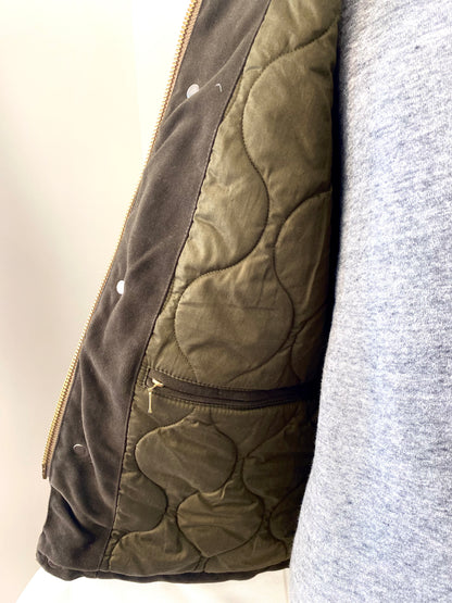 Giacca Caban Waxed 7051 Dark Tan