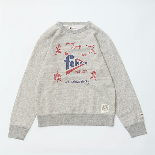 Felpa felpa girocollo stampa