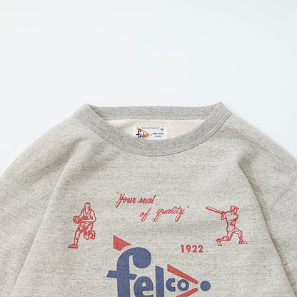 Felpa felpa girocollo stampa